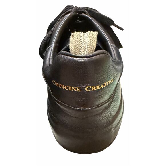 OFFICINE CREATIVE leather low-top sneakers in black Size 41/ US 8 main image 6